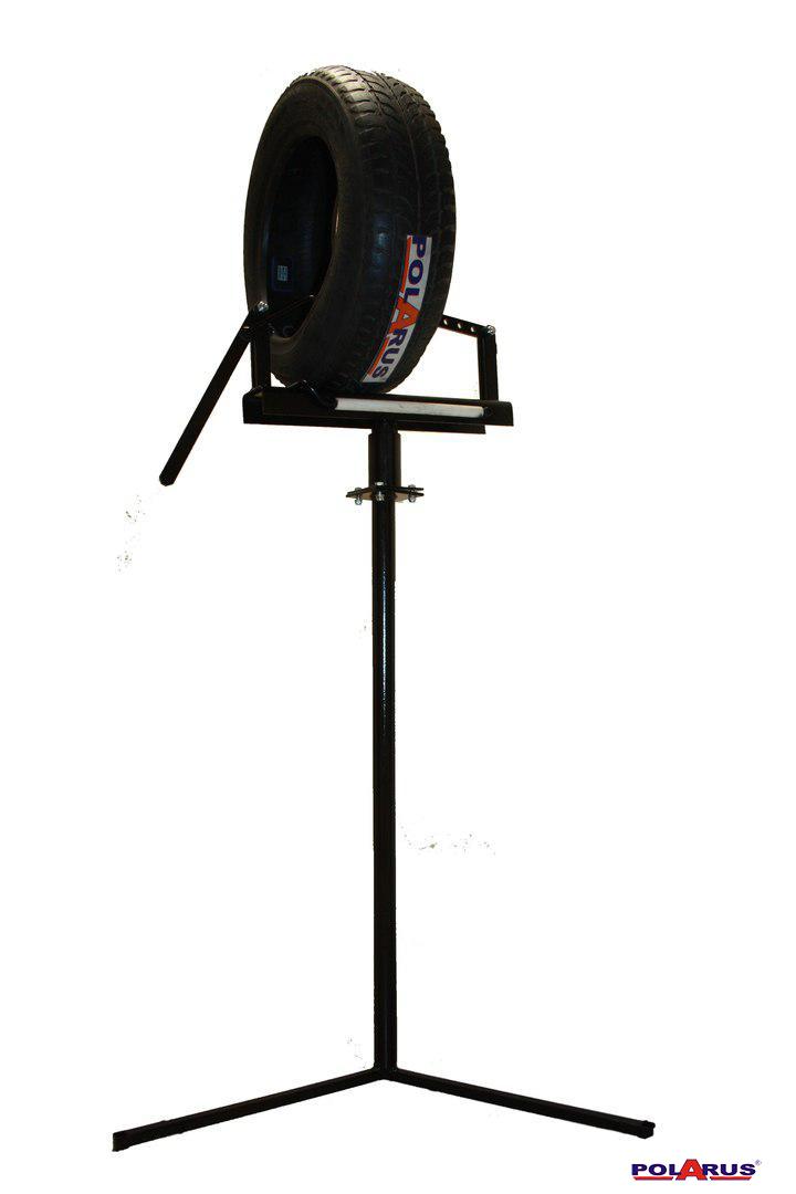 Борторасширитель Polarus c держателем камеры напольный Напольный борторасширитель для легковых колес с фиксатором положения Polarus BR-01N.