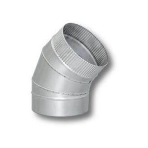 Отвод для дымохода 45 градусов, диаметр 160 pol-11-t3 мм | Цена