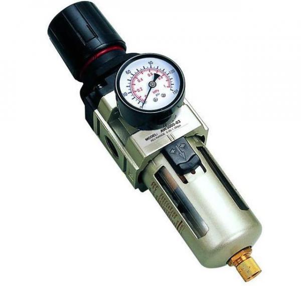 Фильтр-влагоотделитель 3/4" с манометром и регулятором давления